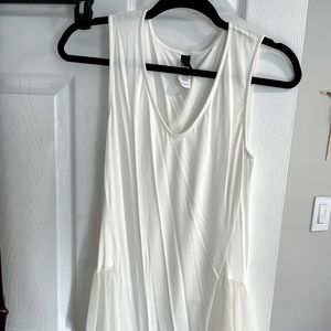 WHITE TANK BLOUSE